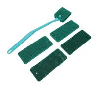 JOINPAYA Brosse de Nettoyage Éponge Réversible avec Poignée Antidérapante pour Aquarium pour Nettoyage des Algues