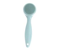 JOINPAYA Brosse Nettoyante Manuelle en Silicone Douce pour Visage, Exfoliante et Nettoyant Pores, Masseur Facial Compact Vert pour Soin Profond et Nettoyage Quotidien Peau Sensible,