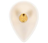 JOINPAYA Brûleur de Parfum Aromatique en Céramique, Petit Format Goutte d'eau, Porte-Parfum Décoratif Rétro Or, pour Bureau et Espace Bien-être, Encensoir Unique et Élégant