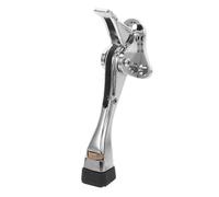 JOINPAYA Butée de Porte Métallique Réglable en Alliage d'Aluminium avec Base Antidérapante en Caoutchouc Cale-Porte Robuste au Sol pour Intérieur Pédale Pratique Compatible Sols