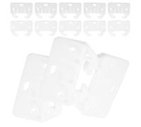 JOINPAYA Butée de Tiroir en Plastique Blanc Forme Crabe 15 Pièces