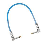 JOINPAYA Câble Patch Guitare Bleu Cordon Connecteur Pédale Effet PVC Cuivre Transmission Audio Haute Anti-interférence Facile à Utiliser