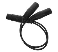JOINPAYA Câble Répartiteur Xlr Symétrique Femelle vers Double Mâle Adaptateur Audio Micro 3 Broches Noir Transmission sans Bruit pour Studio Scène et PC Câble Court Plug-And-Play