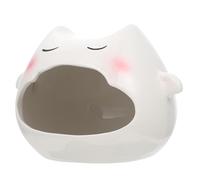 JOINPAYA Cachette en Céramique pour Petits Animaux Maison Rafraîchissante d'Été pour Hamster Hérisson et Cochon d'Inde Nid Décoratif Sûr et Solide pour Cage Hamster et Environnement