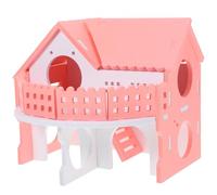 JOINPAYA Cachette pour Cochon d'Inde et Petit Lapin en PVC, Maison Multifonctionnelle Robuste pour Se Détendre et Se Cacher L'habitat des Petits Animaux