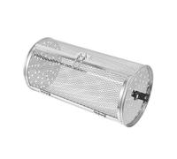 JOINPAYA Cage à Griller Acier Inoxydable pour Four Panier Rotatif Multifonction pour Cuisson de Viandes Fruits Secs Accessoire de Cuisine Pratique pour Barbecue Friture
