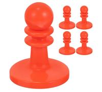 JOINPAYA Capuchon de Protection Anti-Tonnerre Isolé 5 Pièces Chapeau de Protection TPU Rouge Installation Facile pour Tente pour Extérieur pour Auvent et Tige de Support, Camping
