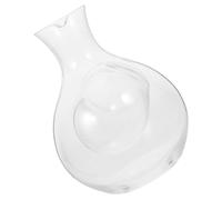 JOINPAYA Carafe à Whisky Transparente en Verre, Petit Modèle à Panse Ronde, Carafe à Vin Domestique, Décanteur pour Saké Japonerie, Service de Boissons Élégant pour Usage Quotidien