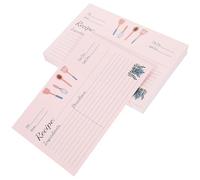 JOINPAYA Cartes Cuisine Rustiques 50 Fiches Recettes Pratiques 10 X 15 Cm Papier Lisse Bords Arrondis pour Usage Quotidien Décoration Alimentaire et Organisation Familiale