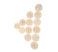 JOINPAYA Cartes De Croissance Pour Nouveau-né 13 Cartes En Bois De 10 Cm De Diamètre Pour Photos De Bébé