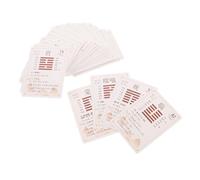 JOINPAYA Cartes de Divination Yi Jing 64 Hexagrammes, Outils Divination Chinoise, Motif Pièces Chinoises Anciennes, Jeu Complet pour Contemplation et Guidance Spirituelle, Débutants