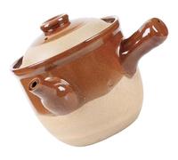 JOINPAYA Casserole Chinoise et Résistance à Haute Température en Argile de Terre Cuite 1,5l Bec Verseur Pratique pour Cuisson Traditionnelle de Médecine