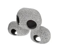 JOINPAYA Cave De Décoration pour Aquarium Abri pour Poissons Et Crevettes Ornement De Refuge Sécurisé pour Aquariums Eau Douce