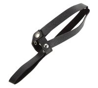 JOINPAYA Ceinture Porte-Bouteilles Petite en Cuir Noir pour Flacon de Potion en Verre 250 ML, Style Vintage Bracelet en Liège, pour Cosplay, Festivals et Décoration Intérieure