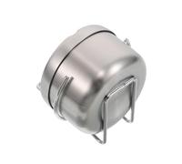 JOINPAYA Cendrier Mural en Acier Inoxydable avec Couvercle Anti-Vent, Bac à Cendres WC pour Salle de Bain et Bureau, Poubelle à Cendres Adhésive Compacte, Accessoire WC Intérieur Pratique,