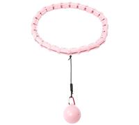 JOINPAYA Cerceau de Fitness Intelligent 24 Sections Coral Rose Massage 360° Anti-Chute Cerceau Amincissant pour Taille et Abdomen Appareil Maigrir Femme Exercice Pilates à Domicile