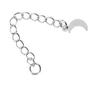 JOINPAYA Chaîne D’Extension en Argenté Sterling S925 5 CM Rallonge de Collier et Bracelet pour Bijoux Faits Maison Rallonge de Chaîne en Argenté pour Création et Réparation de Colliers