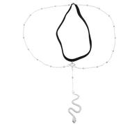 JOINPAYA Chaîne de Cuisse Serpent en Alliage Argenté, Élastique et Facile à Porter, Bijou Corporel Créatif pour Femmes, pour Festivals et Anniversaires