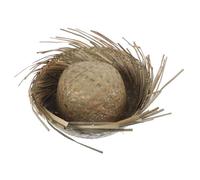 JOINPAYA Chapeau de Paille Hawaïen Unisexe 55-60 Cm Casquette de Protection Solaire Naturelle Kaqui Chapeau de Plage Tropical Style Mexicain pour Fêtes Plage