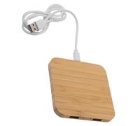 JOINPAYA Chargeur sans Fil Station de Recharge pour Téléphones et Tablettes, Double Norme Qc/pd, Séparateur de Ports, Bambou, Kaki, pour Voyage et Travail