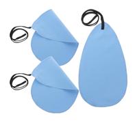 JOINPAYA Chiffon de Nettoyage pour Clarinette et Saxophone 3pcs en Tissu Fin Bleu, Réutilisable et Facile à Transporter pour Entretien et Rangement