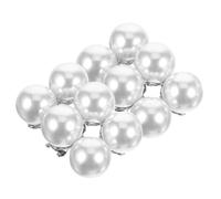 JOINPAYA Clips de Chaussures en Perles Blancs Amovibles Lot de 1 Paire Décoration Élégante pour Chaussures de Mariage et Talons Accessoires Raffinés pour Sandales et Escarpins Ornements