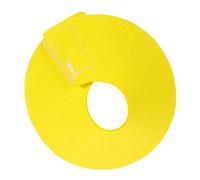 JOINPAYA Collier De Protection Anti-picage pour Perroquet en Cuir Microfibre Jaune XS, Cône De Cou Léger Et Lavable, Accessoire De Soins pour Oiseaux De Compagnie