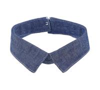 JOINPAYA Collier Décoratif Amovible en Denim, Faux Col de Chemise Demi-taille, Col Ras-du-cou pour Femme, Style Palais, Accessoire Mode Polyvalent, Adapté Pulls et Chemisiers