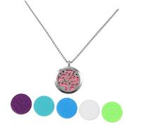 JOINPAYA Collier Diffuseur D'aromathérapie en Acier Inoxydable 316l, Pendentif Arbre de Vie Ajouré Boîte Cadre, Chaîne de Cou Élégante, Bijou Parfumé Pratique pour Femme
