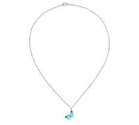 JOINPAYA Collier Pendentif Bleu En Acier Inoxydable, Chaîne De Clavicule Femme, Créatif, Bijou Élégant Pour Fête Et Usage Quotidien, Taille Réglable