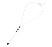 JOINPAYA Collier Pendentif en Pierre de Lave pour Femme, Design Élégant et Créatif, Alliage Doré, Facile à Porter, pour Bar et Soirée