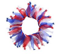 JOINPAYA Collier pour Animaux de Compagnie Ajustable pour Fête Nationale Col Léger Respirant Design aux Trois Couleurs Rouge Bleu Blanc pour Chien et Chat Accessoire Dindependence Day