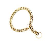 JOINPAYA Collier pour Chien Doré Décoratif Chaîne Métallique Accessoire Mode pour Animaux de Compagnie et Réutilisable Fêtes et Occasions Spéciales