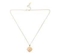 JOINPAYA Collier Ras-du-Cou Vintage en Acier Inoxydable Pendentif Œil Protecteur en Zircon Design Tarot Rétro Doré Bijou Amulette Léger pour Femmes et Filles