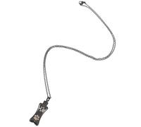 JOINPAYA Collier Urne Funéraire Acier Inoxydable pour Cendres de Chien Pendentif Patte Danimal Souvenir Urne Crémaillère pour Cendres Canine