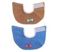 JOINPAYA Colliers Anti-Morsure pour Oiseaux de Compagnie Lot de 2 en Feutrine Taille 13.5 X 8.5 CM Colliers de Protection Adaptés aux Perroquets en Phase de Récupération