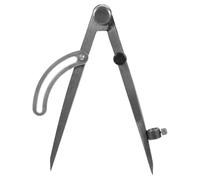 JOINPAYA Compas à Ailettes Professionnel 150 MM pour Travail du Cuir et Menuiserie Outil de Dessin D’Angles et Cercles Réglage Précis Compas Portable pour Marqueterie et Dessin Technique