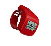 JOINPAYA Compteur de Doigts Électronique Rechargeable Silencieux, Anneau Mini Portable, Plastique Abs Rouge Lumineux, Compteur Manuel pour Sport et Entraînement Athlétisme