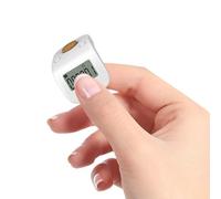 JOINPAYA Compteur de Doigts Numérique Rechargeable Anneau Design Compact pour Exercices de Contemplation et Loisirs