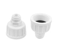 JOINPAYA Connecteur De Brumisation d'eau Rapide 1/4 Pouces pour Pulvérisateur Agricole Kit De 2 Connecteurs Droits Étanches Raccordement pour Système D'irrigation Extérieur Et Refroidissement