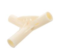 JOINPAYA Connecteurs en T en Plastique Blanc pour Cadre de Tente - Pièces de Rechange Robustes et Résistantes aux Intempéries - Accessoires de Jonction pour Armature de Tente, Auvent