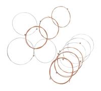 JOINPAYA Cordes de Guitare Folk en Métal 12 Pièces Son Clair et Résonance Riche pour Guitare Acoustique, Accessoires Pratiques pour Musique