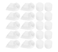 JOINPAYA Coupes de Plantation Hydroponiques, Pots de Plantation Réutilisables en Plastique et Éponge, Colonne pour Culture Hors-Sol, pour Plantes et Légumes, Balcons, Blanc