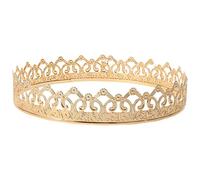 JOINPAYA Couronne Décorative en Métal Doré pour Fête et Célébration, Serrage-tête Simple Design Élégant, Accessoire pour Mari et Petit Ami