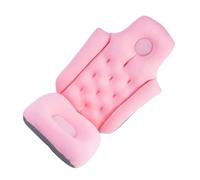 JOINPAYA Coussin de Bain Pliable Antidérapant Grand Format Rose, Coussin de Dossier Confortable en Maille Suspendue, Support Dorsal pour Adultes, Femmes Enceintes et Personnes Âgées,