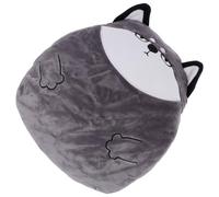 JOINPAYA Coussin Décoratif Dessin Animé Chaleureux avec Poche Mains Confortable pour Canapé Oreiller Dos Doux et Pelucheux Cadeau Hiver Cosy