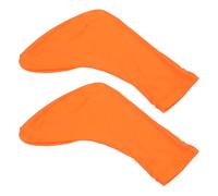 JOINPAYA Couvre-Chaussures de Randonnée Imperméables et Anti-Sable, Guêtres Hautes Orange Taille L, Résistantes à l'usure, Légères et Élastiques, Protection pour Activités Outdoor