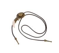 JOINPAYA Cravate Bolo Western Vintage Pendentif Dent Longue Chaîne pour Pull Accessoires Cowboy Homme Cadeaux de Fête