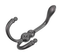 JOINPAYA Crochets Muraux Métalliques à 3 Branches Gris Perle, Porte-manteaux Robustes pour Vestes, Paquet et Serviettes, Patères Décoratives pour Armoire, Entrée et Salle de Bains,