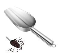 JOINPAYA Cuillère à Glace en Acier Inoxydable Épais, Taille 21,7 X 6,8 Cm, Pelle Réutilisable pour Aliments Secs et Glace, Outil Cuisine Polyvalent pour Farine, Sucre, Bonbons, Usage